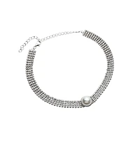 Sohi Women's Bling Choker Necklace