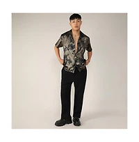 Men's Midnight Black & Metallic Gold Metallic Ombre Shirt