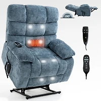 Mondawe Lift Recliner Chair Heat Massage Dual Motor Infinite