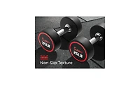 Sunny Health & Fitness Signature Style Polyurethane Round Dumbbells