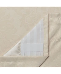 Chanasya Premium 2-Panel Embellish Embossed Classy Blackout Curtains - 3-in-1 Back Tab, Rod Pocket