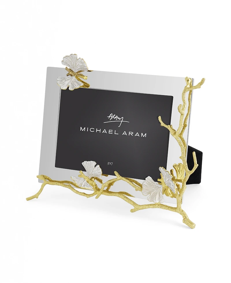 Michael Aram Butterfly Ginkgo Gold Reflective Frame, 5" x 7"