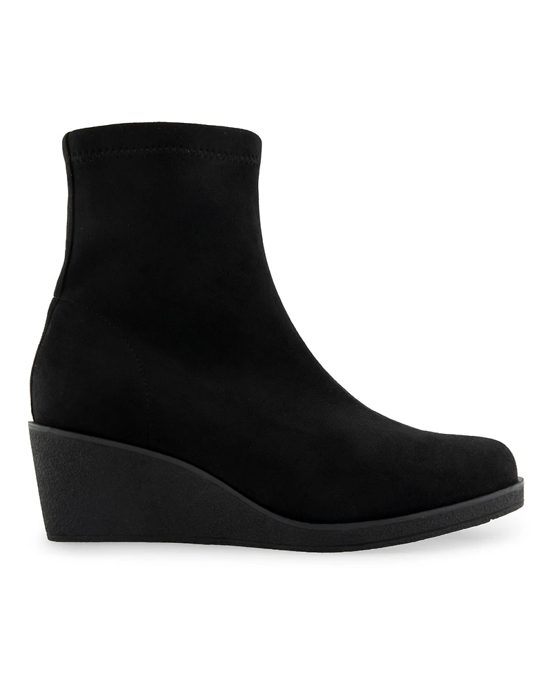 Aerosoles Women's Binnie Wedge Heel Booties