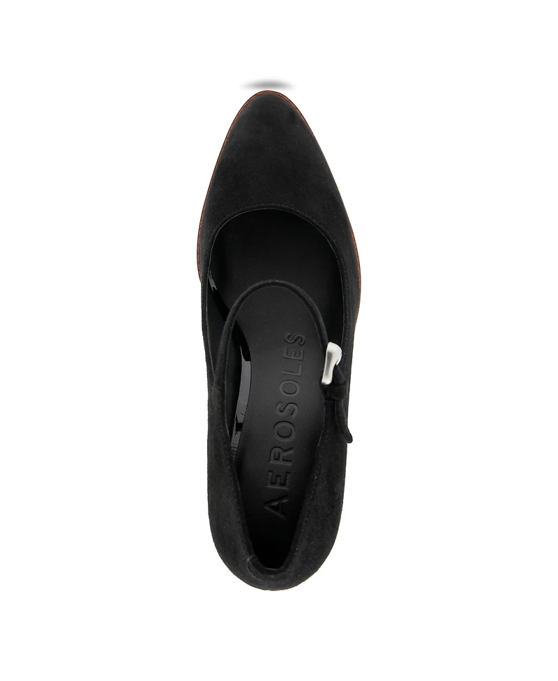 Aerosoles Women's Lois Ornamented Strap Pumps