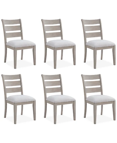 Sadie 6-Pc. Ladder Back Chair Set, Created for Macy's