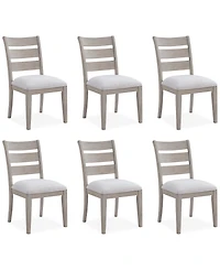 Sadie 6-Pc. Ladder Back Chair Set, Created for Macy's