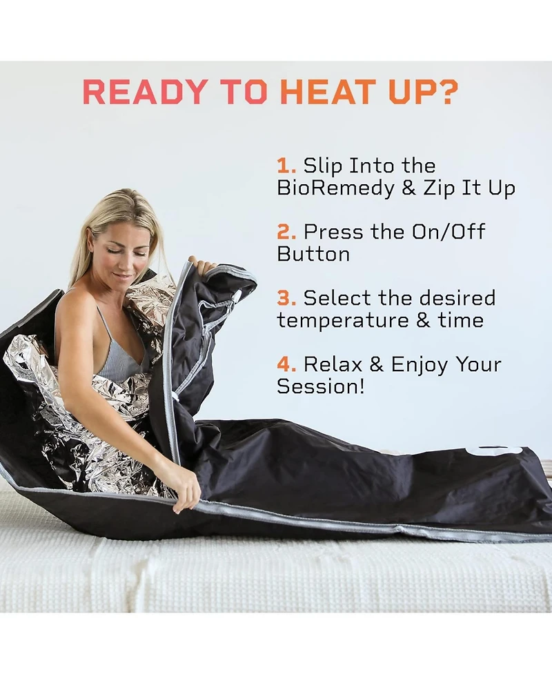 LifePro Bioremedy Sauna Blanket – Portable Far Infrared Detox Blanket for Home Relaxation