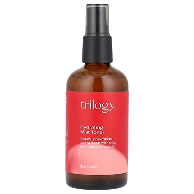 Trilogy Hydrating Mist Toner, 3.38 Fl Oz - For All Skin Types
