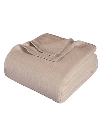 Superior Chevron All Season Cotton Blanket, Full/Queen
