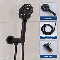 Mondawe Shower System Ceiling Mounted Shower Faucet Mixer Set with Luxury High Pressure