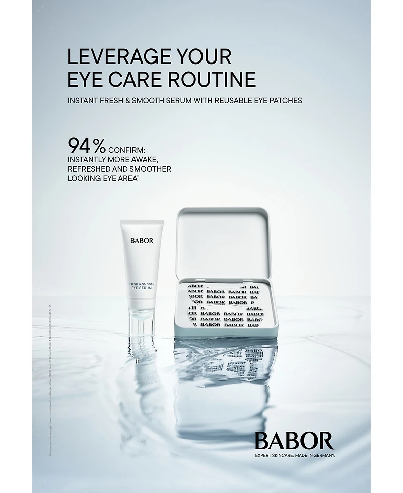 Babor 2-Pc. Instant Fresh & Smooth Eye Serum + Patches Set