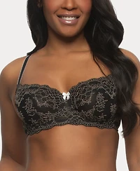 Paramour Women's Lola Lace Unlined Balconette Bra