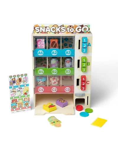 Melissa and Doug Sort, Stock & Select Wooden Vending Machine Playset