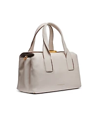 Donna Karan New York Amagansett Soft-Rolled Leather Satchel with Sculpted Magnet Closure