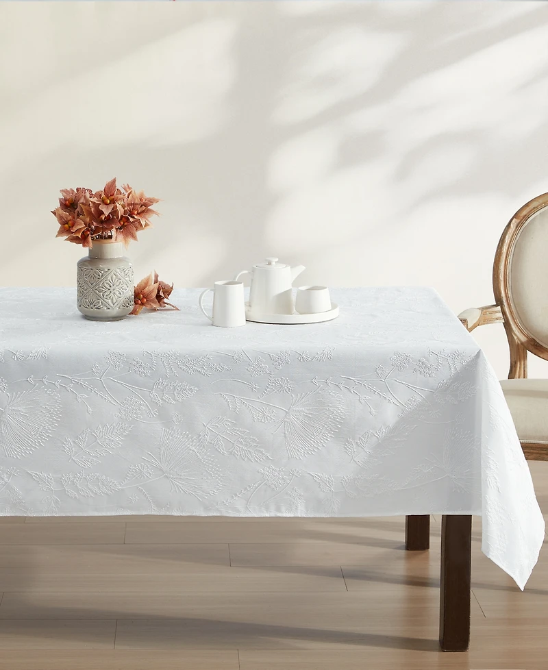 Laura Ashley Raised Woven Tablecloth