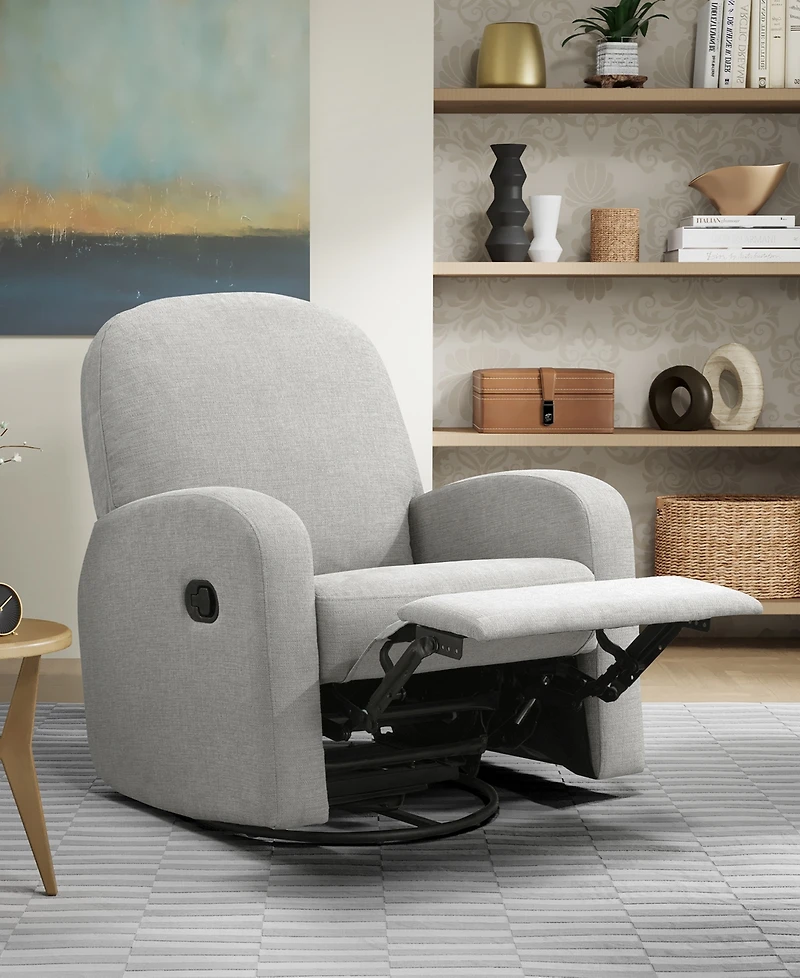 Relax A Lounger 31.9"W Polyester Phoenix Swivel Rocker Recliner