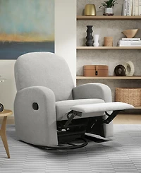 Relax A Lounger 31.9"W Polyester Phoenix Swivel Rocker Recliner