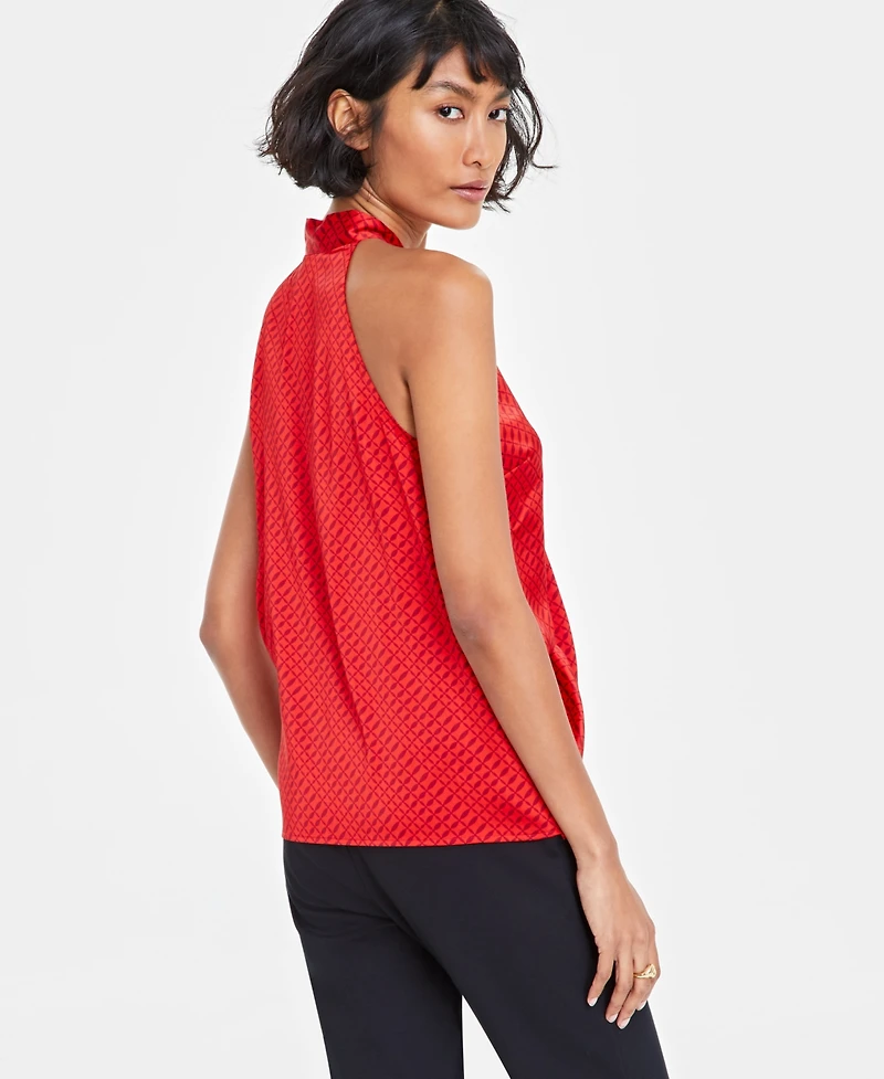 On 34th Women's Halter Tie-Neck Sleeveless Top, Created for Macy's