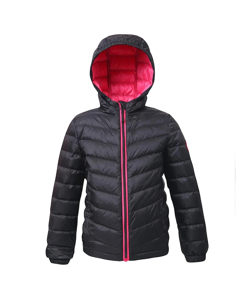Rokka&Rolla Girls Ultra Light Packable Down Puffer Jacket