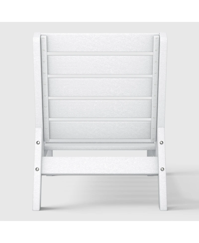 WestinTrends Outdoor Hdpe Deep Seating Modular Armless Patio Chair