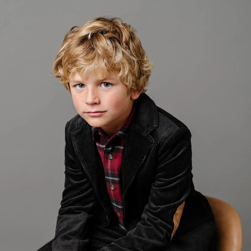 Hope & Henry Boys Long Sleeve Flannel Button Down Shirt