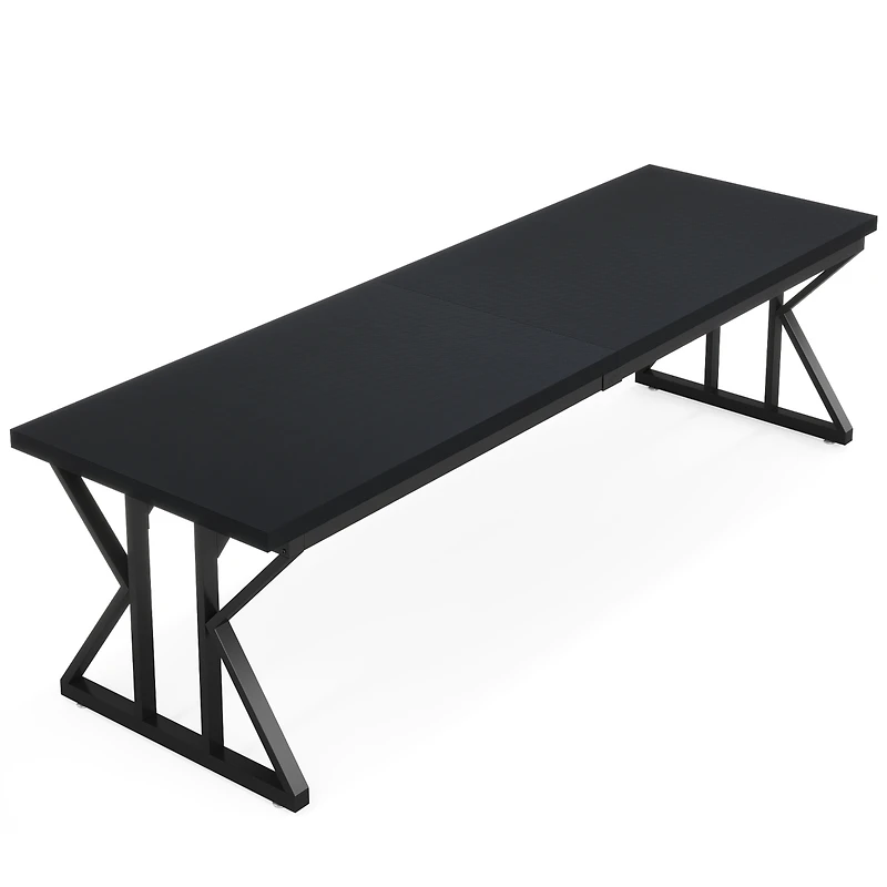 Tribesigns 78.7-Inch Executive Desk, Large Computer Office Desk Workstation, Modern Study Writing Table Business Furniture for Home