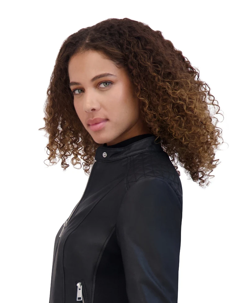 Glenbrook lightweight Women's leather Racer jacket