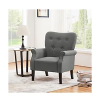 Yaheetech Modern Accent Chair Upholstered Single Sofa