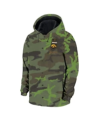 Nike Men's Camo Iowa Hawkeyes Hoodie Full-Snap Jacket
