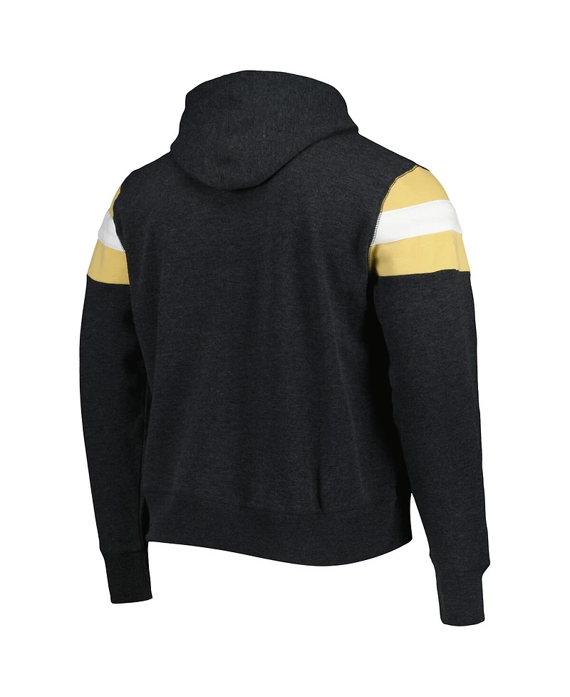 '47 Brand Men's Black New Orleans Saints Legacy Premier Nico Pullover Hoodie