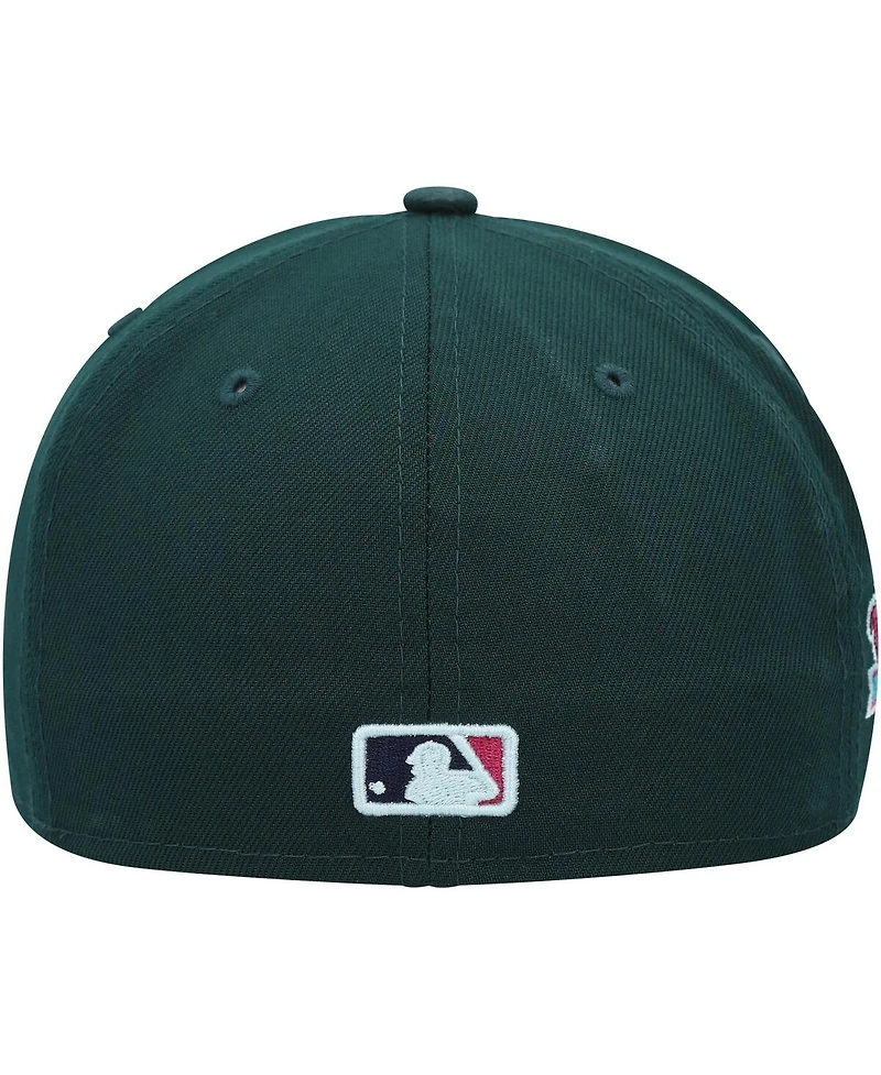 New Era Men's Green Oakland Athletics 1989 World Series Polar Lights 59FIFTY Fitted Hat