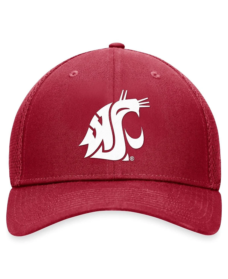 Top of the World Men's Crimson Washington State Cougars Spacer Flex Hat