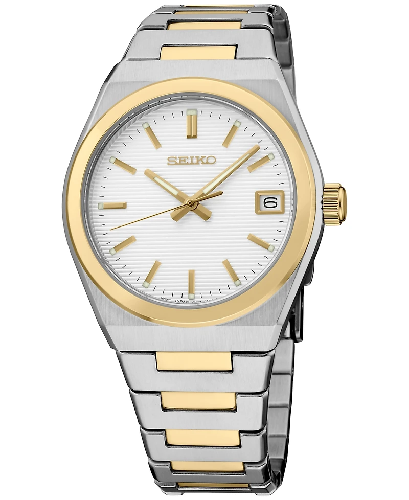 Seiko Women's Essentials Two-Tone Stainless Steel Bracelet Watch 34mm