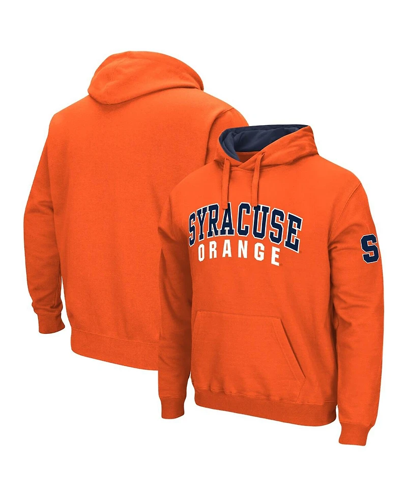 Colosseum Men's Orange Syracuse Double Arch Pullover Hoodie