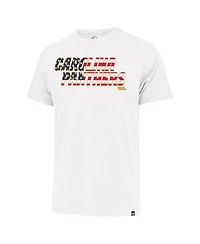 '47 Brand Men's White Carolina Panthers Flag Script Franklin T-Shirt
