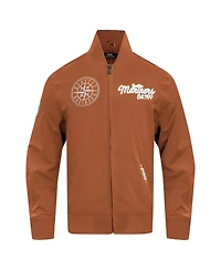 Pro Standard Men's Brown Seattle Mariners Paint The City Twill Full-Zip Jacket