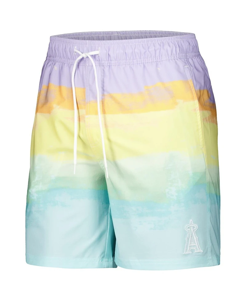 G-iii Sports by Carl Banks Men's Los Angeles Angels Perfect Game Volley Board Shorts