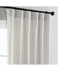 Half Price Drapes Light Sand Simply Faux Linen Curtain Pair (2 Panels)