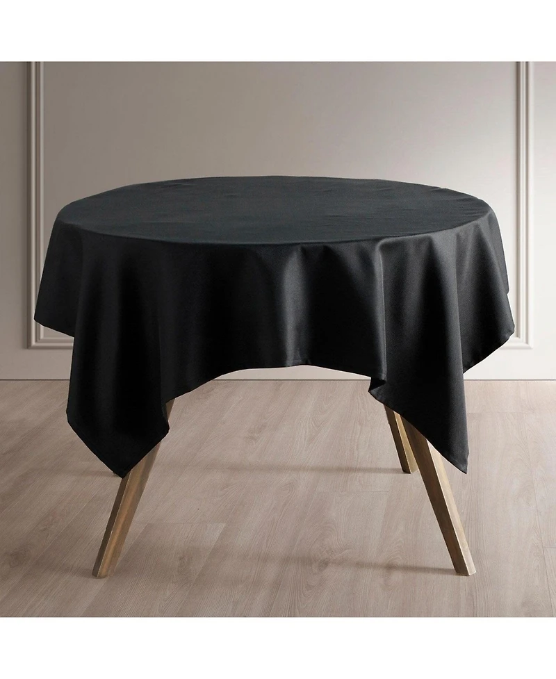 Half Price Drapes Black Performance Twill Table Cloth