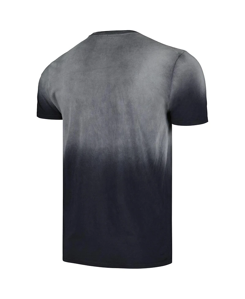 Sportiqe Men's and Women's Black Chicago Bulls Bingham Sun-Fade T-Shirt