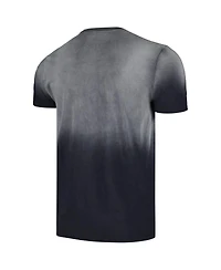 Sportiqe Men's and Women's Black Chicago Bulls Bingham Sun-Fade T-Shirt