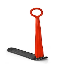 Skonyon 1-Rider Snow Scooter with Grip Handle-Red