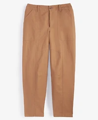 On 34th Women's Utility-Pocket Barrel-Leg Chinos, Created for Macy's