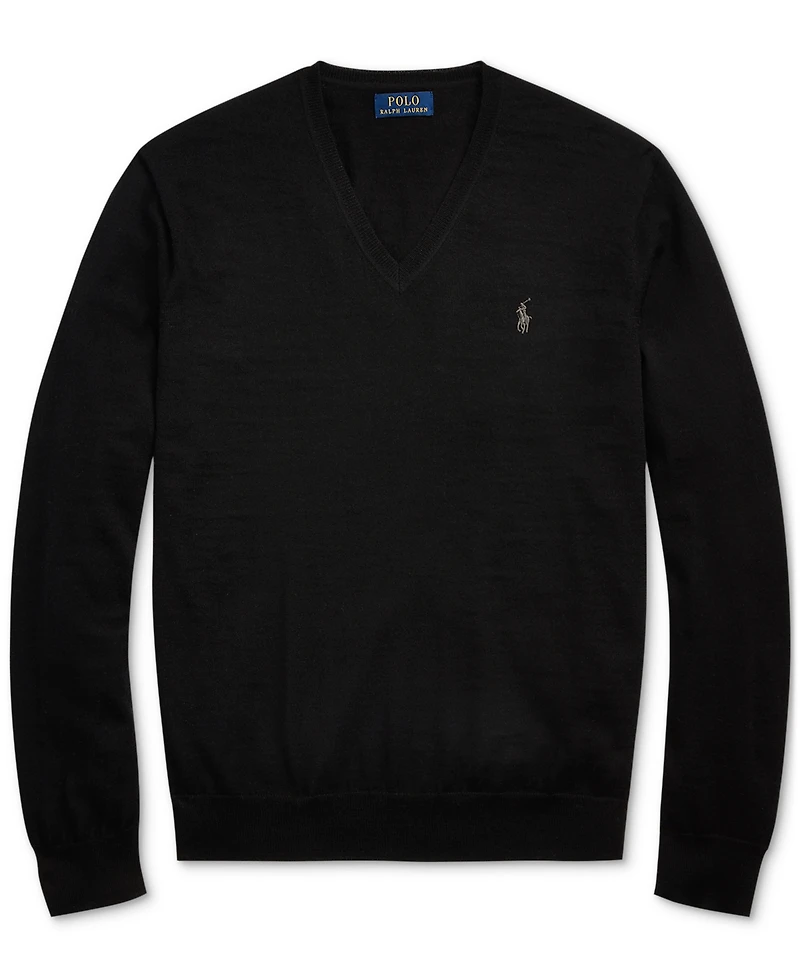 Polo Ralph Lauren Men's Washable Wool V-Neck Sweater