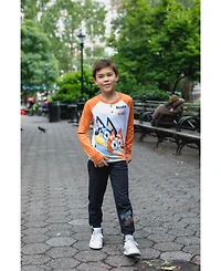 Bluey Toddler Boys Henley T-Shirt and French Terry Pants