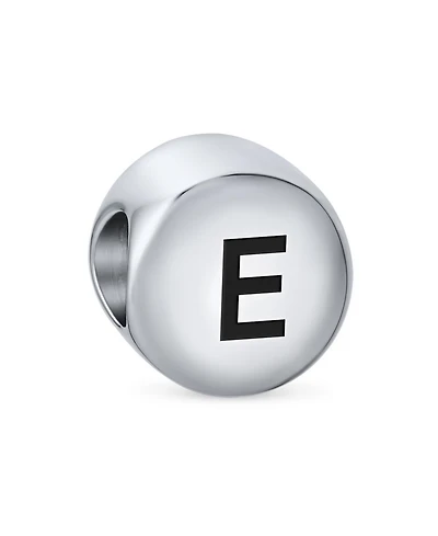 Bling Jewelry Initial Alphabet Bead Charm Sterling Silver A-z Block Letter for Bracelet