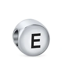 Bling Jewelry Initial Alphabet Bead Charm Sterling Silver A-z Block Letter for Bracelet