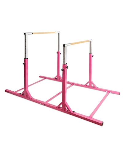 Adjustable Kids Double Horizontal Bars Gymnastic Training Parallel Bars
