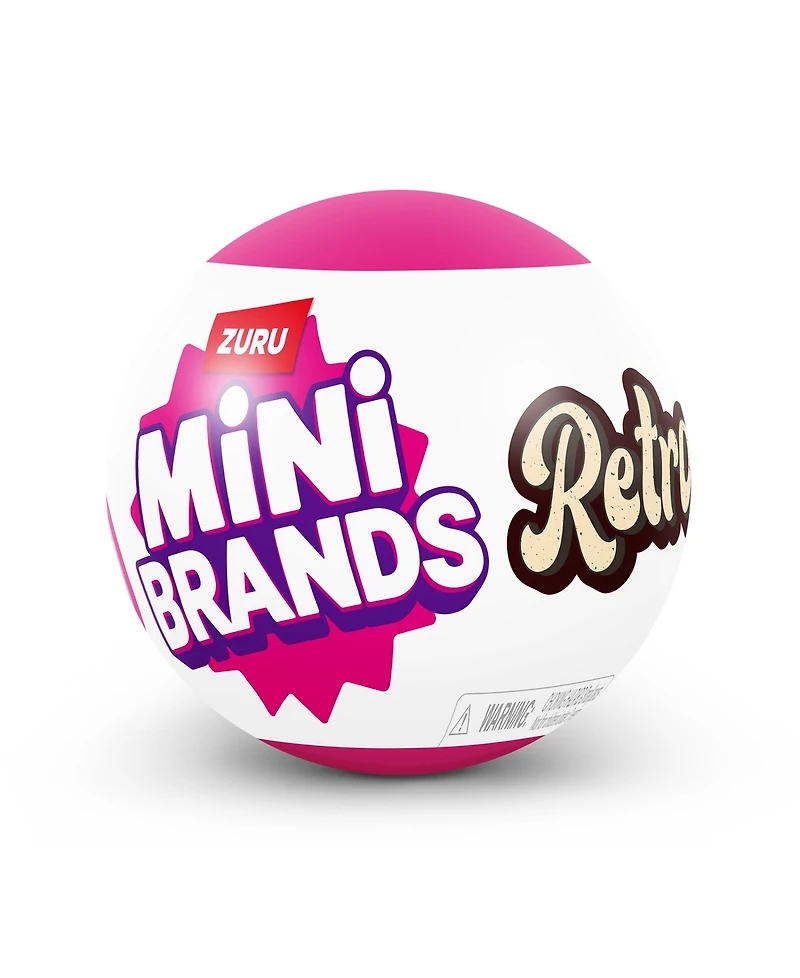 5 Surprise Zuru Mini Brands Retro Grocery Capsule