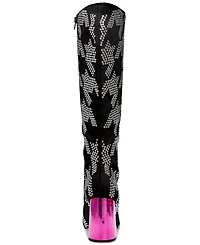Betsey Johnson Women's Naomy Tall Block-Heel Boots